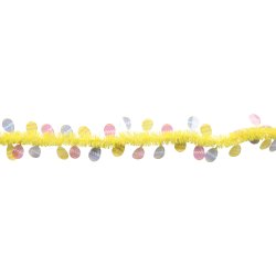 P�ske Guirlande 2 meter gul med �g p� 