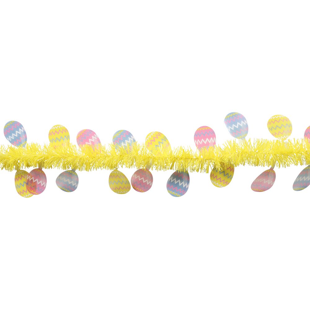 P�ske Guirlande 2 meter gul med �g p� 