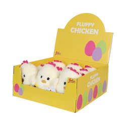 P�ske Kylling Fluffy Plys 10 cm 