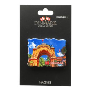 Souvenir Magnet K�benhavn Tivoli