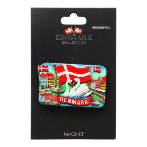 Souvenir Magnet tr� Danmark Svaner