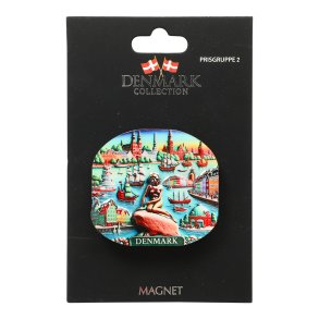 Souvenir Magnet tr� Den Lille Havfrue Danmark