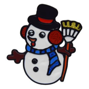 Vindues Jule dekoration Stor Snemand