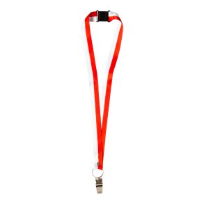 Fljte metal med rd og hvid rem