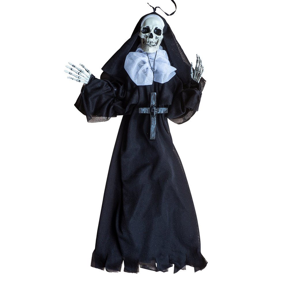 Halloween hngende Nonne skelet 29 cm