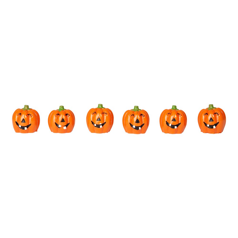 Halloween Mini Grskar 6 stk dekoration