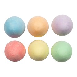 Pske gade kridt 6 stk i ggebakke