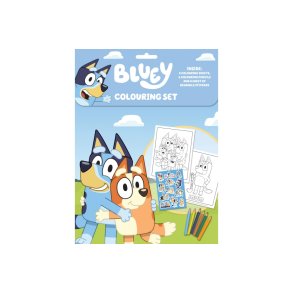Bluey Coloring set m. farveblyanter