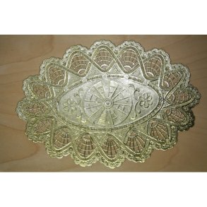 Fad servietter guld 17x24cm 6 stk.