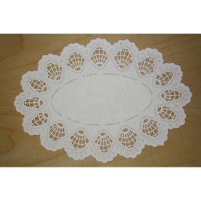 Fad servietter hvid 17x24cm 6 stk.