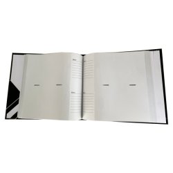 Fotoalbum Super 200 sort m. guld kant 10x15 