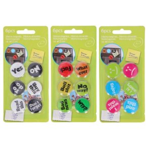 Magnet memo Emoji 13 stk. 
