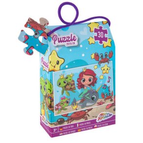 Puslespil m. 30 brikker Havfrue