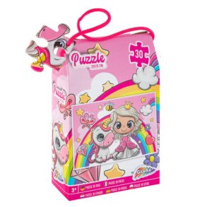 Puslespil m. 30 brikker Prinsesse