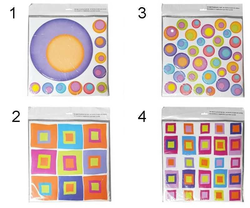 Stickers Aftagelige Firkanter
