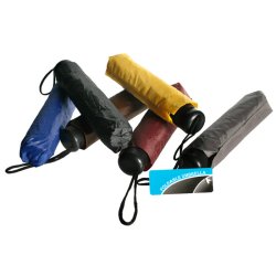 Taskeparaply m. opbevaringspose ass farver 1 stk. 