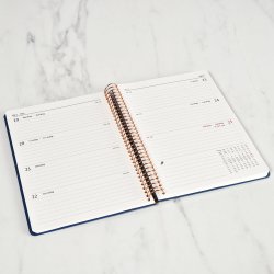 Kozo Kalender 2026 A5 uge pr. opslag Navy Bl