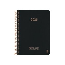 Kozo Kalender 2026 A5 uge pr. opslag Sort