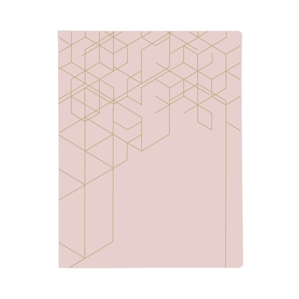 Ringbind Kozo 2-ring A4 Dusty Pink