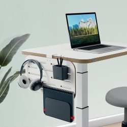 Pegboard organiseringstavle t/skrivebord 42x25cm