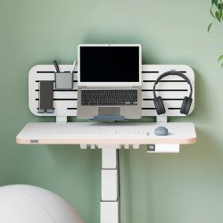 Pegboard organiseringstavle t/skrivebord 80x25cm 