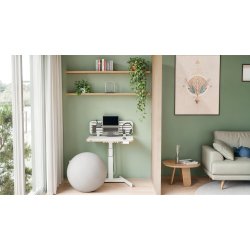 Sidde/stbord Ergo Small elektrisk hvid