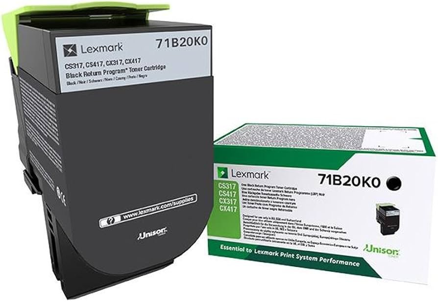 CS317/CX317 toner black (Return) 3k