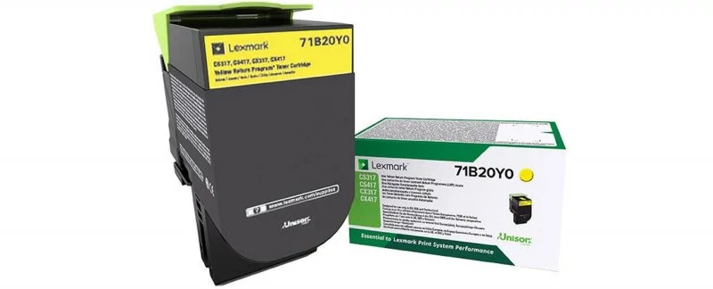 CS317/CX317 toner yellow (Return) 2.3k