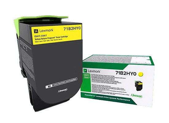 CS417/CX417 toner yellow HY (Return) 3.5k