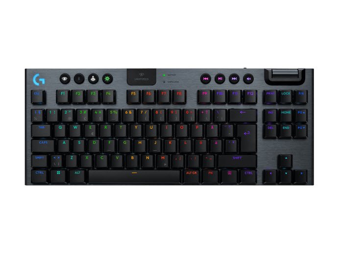 G915 X LIGHTSPEED TKL WirelessGaming KB Tactile Black Nordic