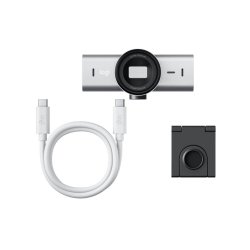 MX Brio Webcam, Pale Grey