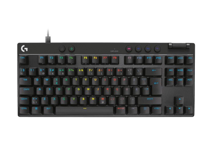 PRO X TKL RAPID Wired Gaming Keyboard Linear, Black Nordic
