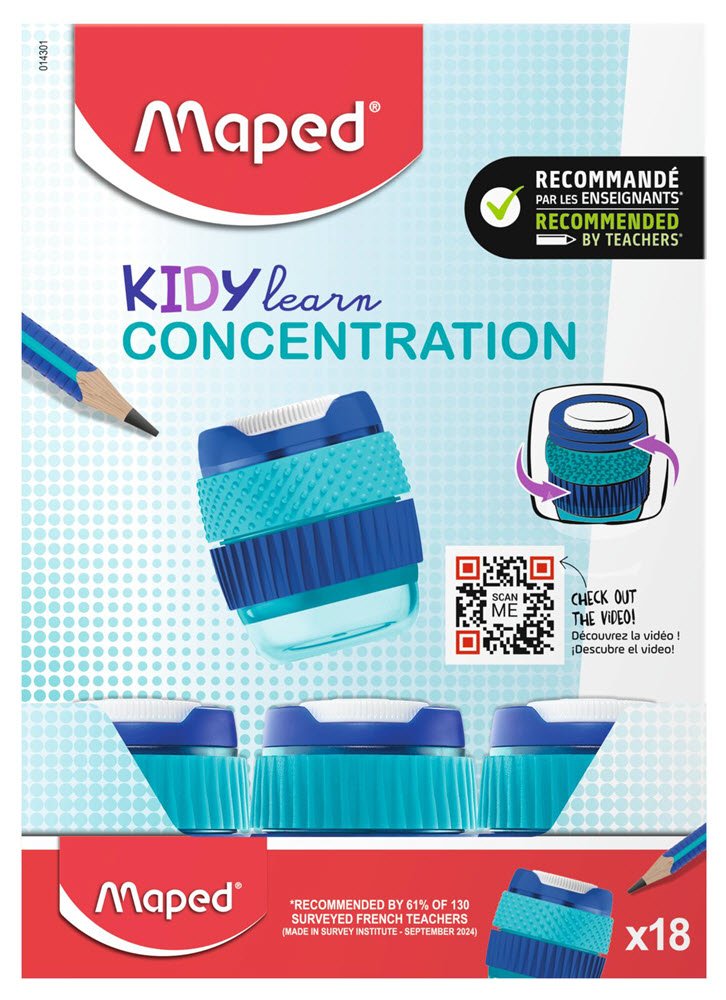 Maped Kidy Learn Concentration Blyantspidser m. beholder