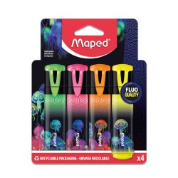 Maped Deep sea jellyfish 4 stk Highlighter