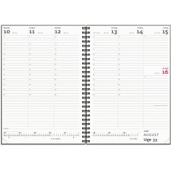 A5 ugekalender hjformat matsort genbrugskarton 2026