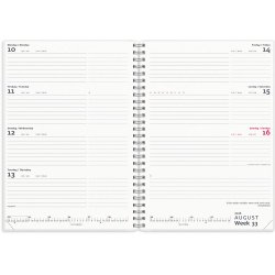 A5 ugekalender tvrformat m/4 illu. 2026