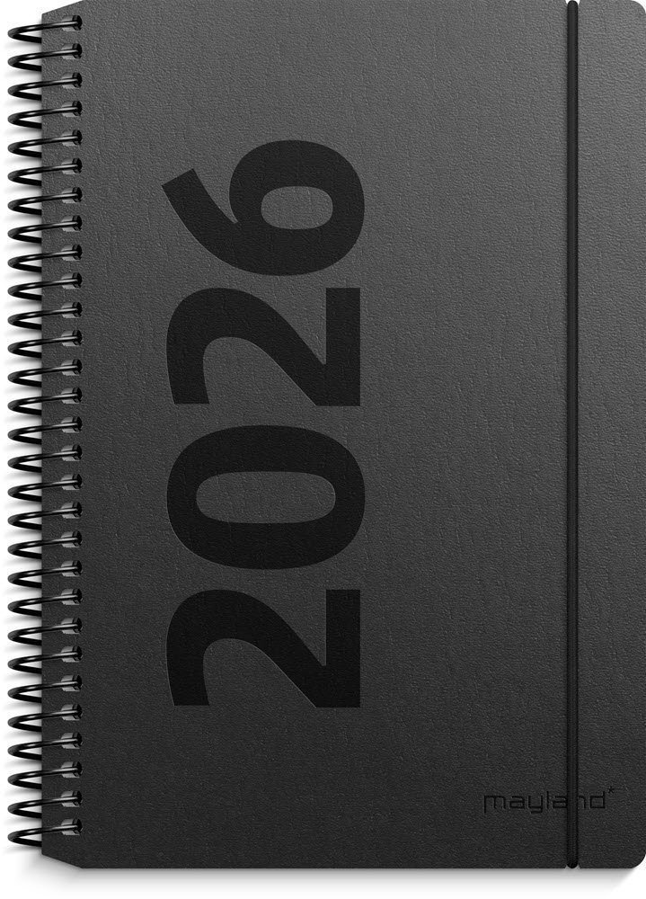 A6 ugekalender hjformat matsort genbrugskarton 2026