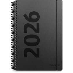 A6 ugekalender hjformat matsort genbrugskarton 2026