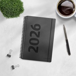 A6 ugekalender hjformat matsort genbrugskarton 2026