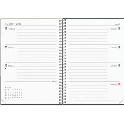 A6 ugekalender tvrformat tekstilprg 2026