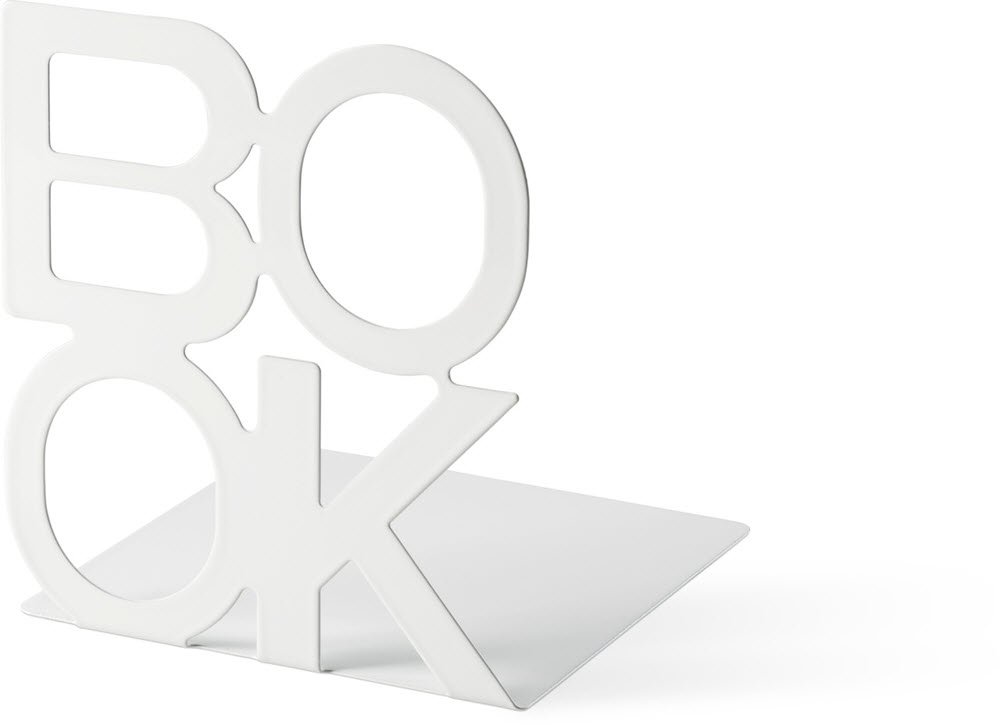 Bogsttte metal hvid Book 2-pack