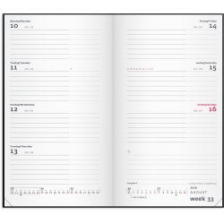 City Week Planner tvrformat sort vinyl 2026