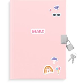 Dagbog A5 m. Ls Lyserd