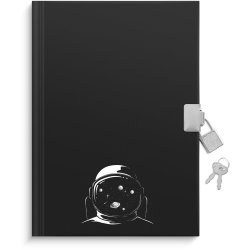 Dagbog A5 m. Ls Sort