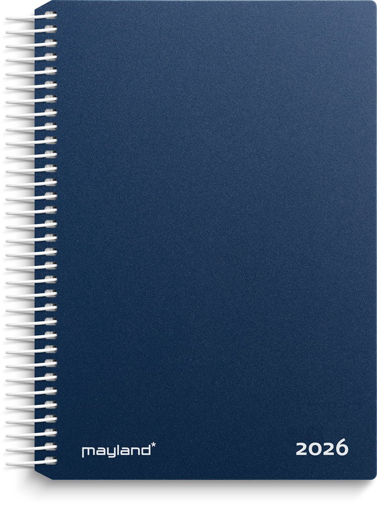 Dagkalender bl PP-plast 2026