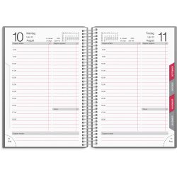 Dagkalender mrkegr PP-plast 2026