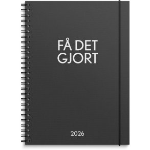 F det gjort A5 ugekalender 2026
