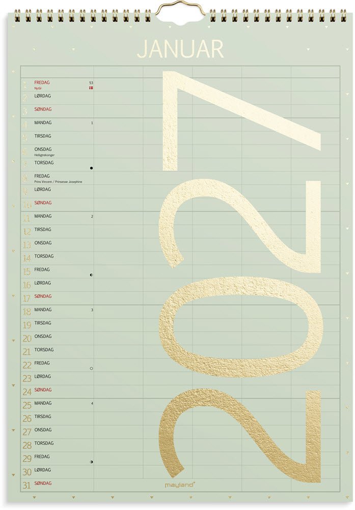Familiekalender Color Lille 2027