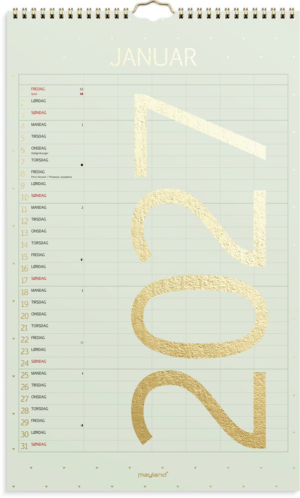 Familiekalender Color Stor 2027