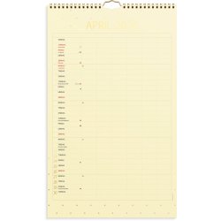 Familiekalender Color stor 2026